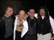The (Un)usual Suspects L/R Robbie Gladwell, John Otway, Steve, Willy Barrett
