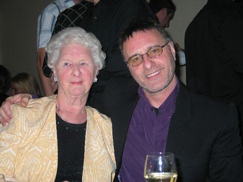 Steve with his Mum, Mar 03