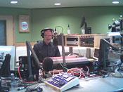 Steve Harley recording 'Sounds of the Seventies' at BBC London
