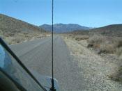 Steady incline for 32 miles, to the distant Pass