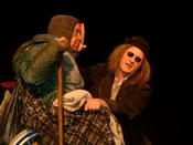 Steve in Beckett in rehearsal