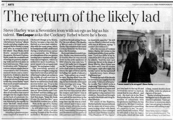 The Independent - 8th November 2005