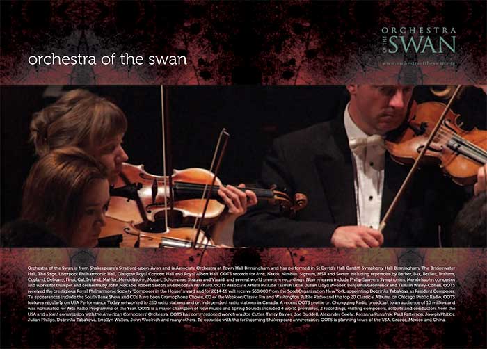 Tour de Four Programme Orchestra of the Swan