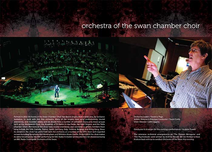 Tour de Four Programme Orchestra of the Swan Chamber Choir