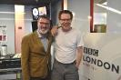 Steve with BBC Radio London’s Robert Elms, July 13th 2013