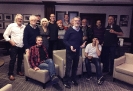 Steve and the full tour team, celebrating, Guildford, November 23rd, 2015