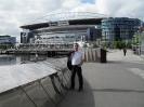 Steve near the Etihad Stadium, Melbourne, where Arsenal do not play – photo Joe Matera 