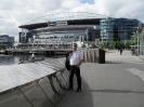 Steve near the Etihad Stadium, Melbourne, where Arsenal do not play – photo Joe Matera