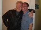 Steve with Jim Cregan backstage at Hayes, 2001
