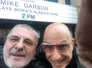 Steve with Mike Garson outside Glasgow 02, November 2017