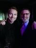 With Ronan Keating at the birthday party of a mutual friend, January 2015