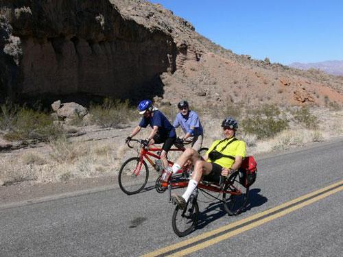 Charlie from California - covered every mile on Recumbent