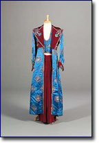 Chinese Silk coat and accessories