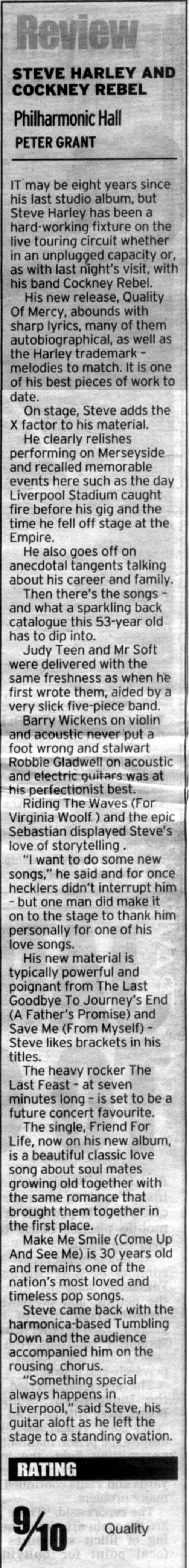 Liverpool Echo - 2nd November 2005