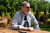 Steve Harley takes a break from recording, June 2013