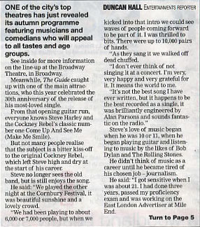 Peterborough Evening Telegraph Feature