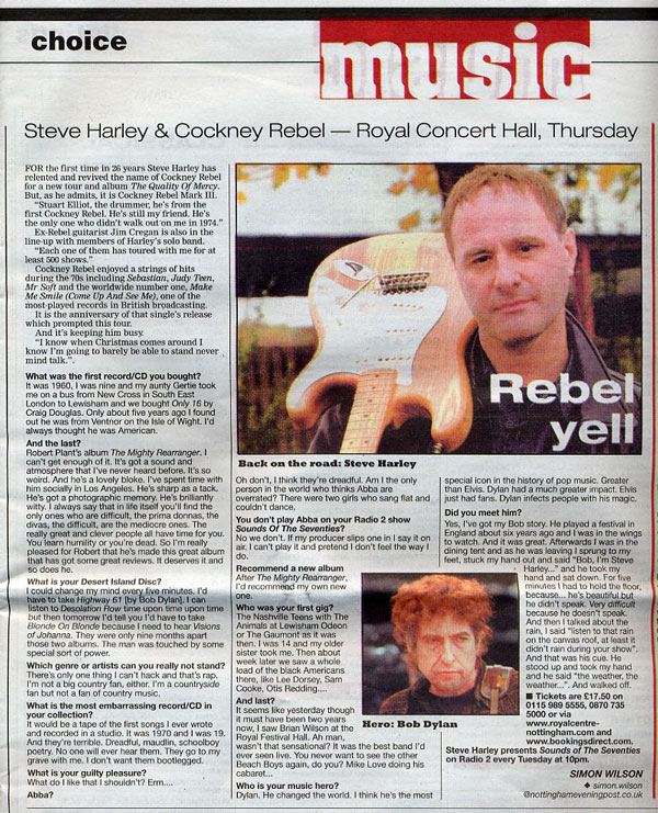 Notts Evening Post - October 2005